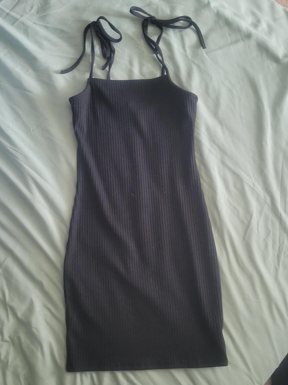 LA Hearts Tie-Strap Mini Dress